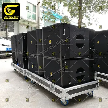 

Goldensoil Audio Kara Series KR210 KR212 Dual 10 12 Inch Active Line Array Speaker Passive Line Array Loudspeaker