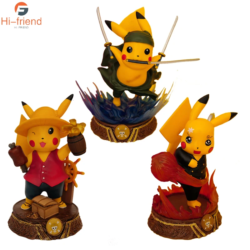 

Pikachu Cos One Piece Hand Pikachu Monkey D. Luffy Roronoa Zoro Vinsmoke Sanji Pikachu Hill Pikachu Model Ceremony