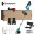 With 2/1 Battery&Wheels Electric Grass Trimmer 1500W Garden Lawn Mower Rechargeable Cordless Grass Pruning Tool Machine