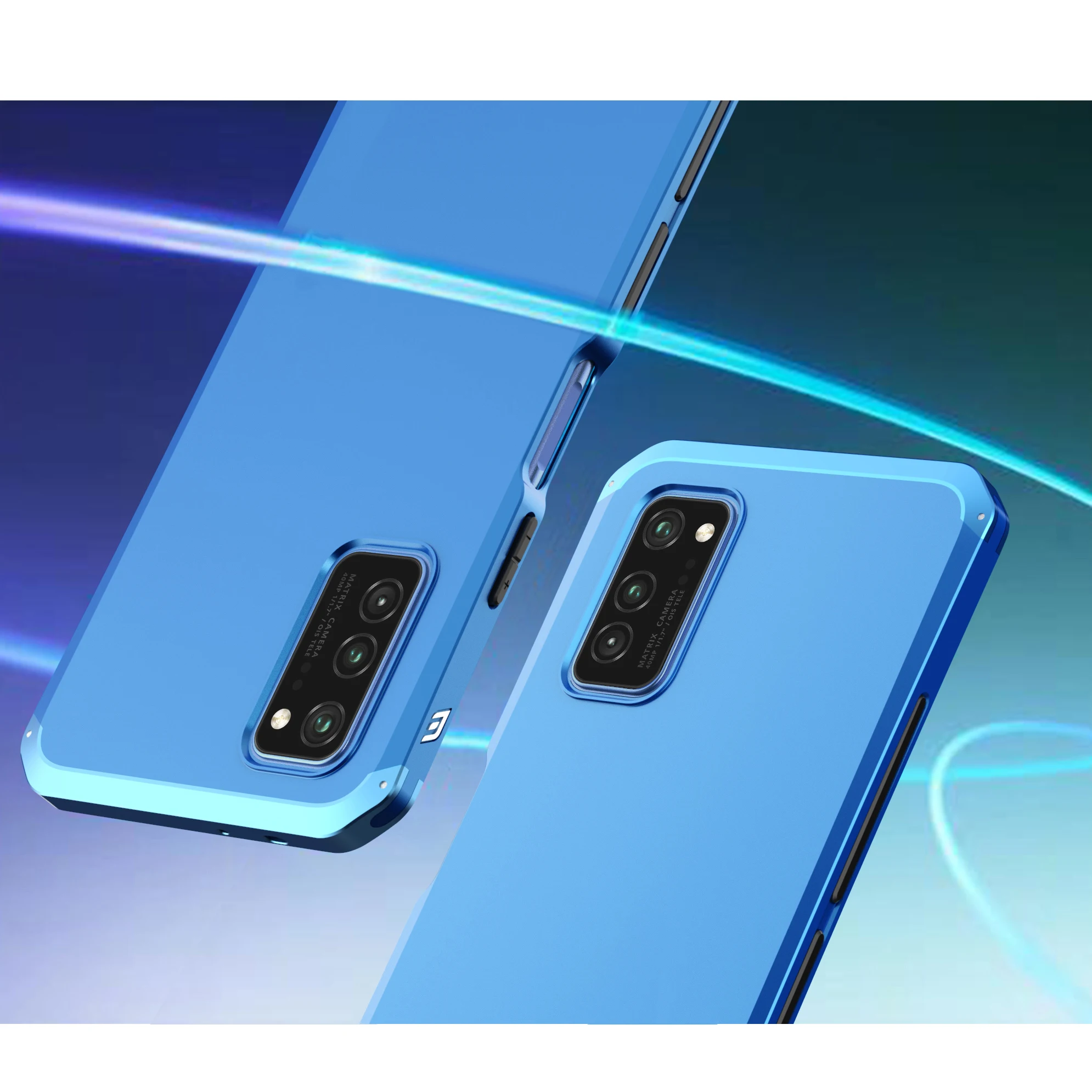 Текстурированный противоударный металлический каркас пластик для huawei Honor V30 алюминиевый сплав бампер Honor V30 с подарком