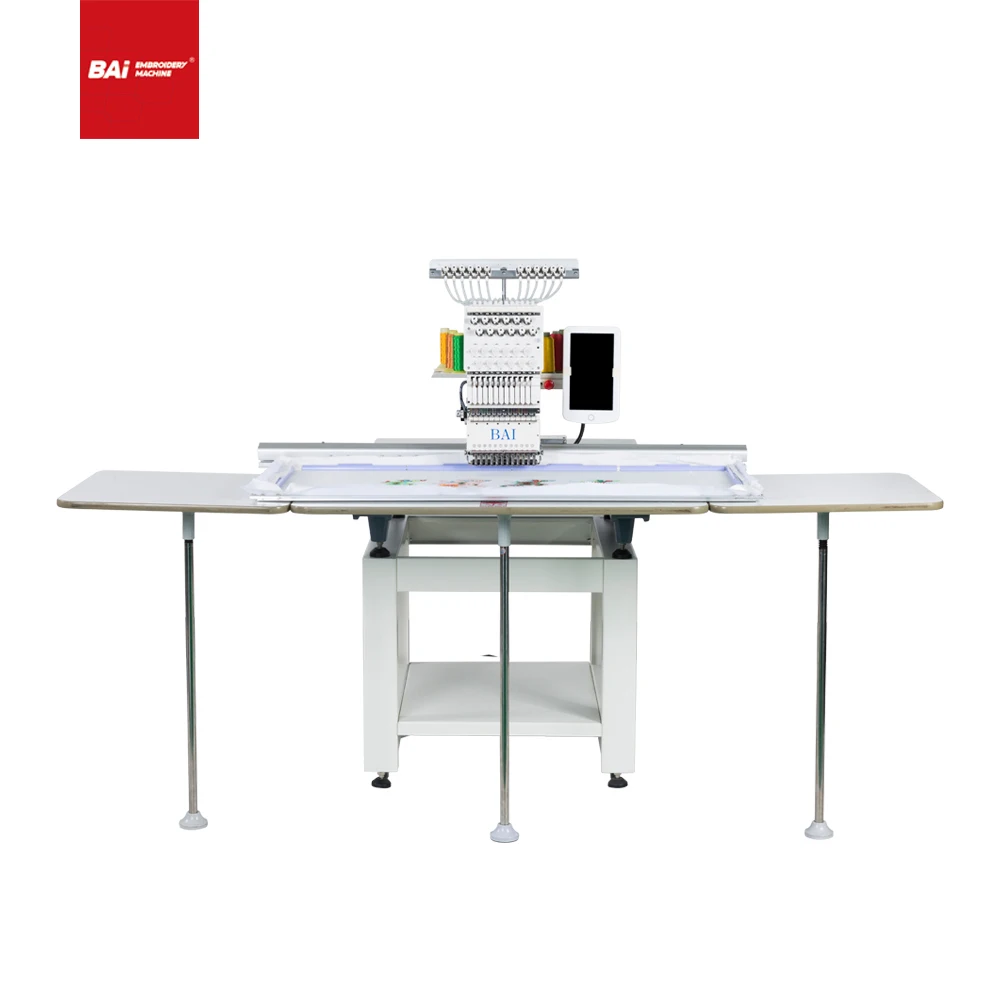 Bai Household 12/15 Needles High Speed Single Head Computerized Tshirt