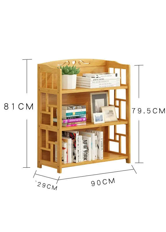 Estantería giratoria de 360 unidades, 4 niveles, estante de almacenamiento  para niños y adultos, estante de madera para libros, estantería de