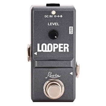 

Tiny Looper Electric Guitar Effect Pedal 10 Minutes of Looping Unlimited Overdubs Homeland