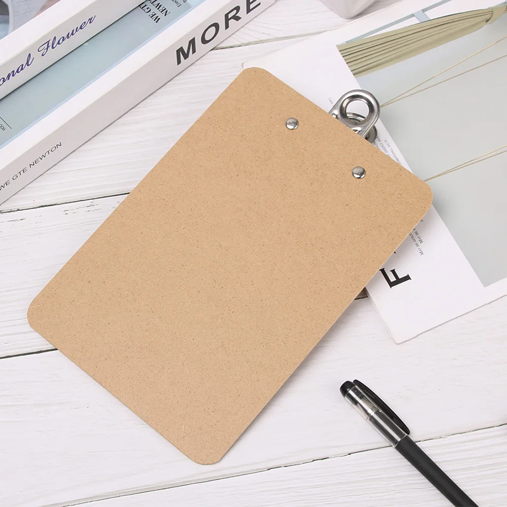 Wooden Clipboard A4 A5 Wood Clips Writing Sheet Pad Note Board Storage Folders