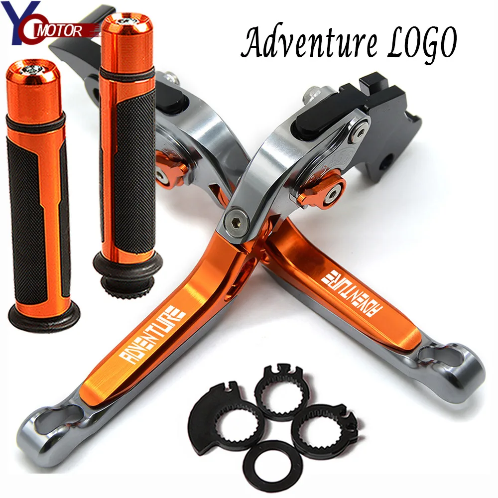 1050 ADVENTURE Motorcycle Ajustable Hand bar end Brake Clutch Levers Handlebar handle bar grips Ends FOR KTM ADVENTURE 1050 2016
