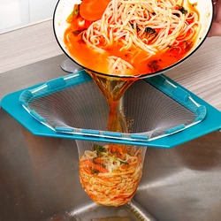 Cleaner Kitchen Sink Strainer Basket Leftovers Filter Hanging Net Kitchen Fixture Organizer Cocina Accesorio Home Improvement YQ
