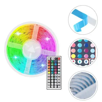 

5m/10m RGB LED Light Strip Waterproof Rope Light Remote Tape Light With Controller