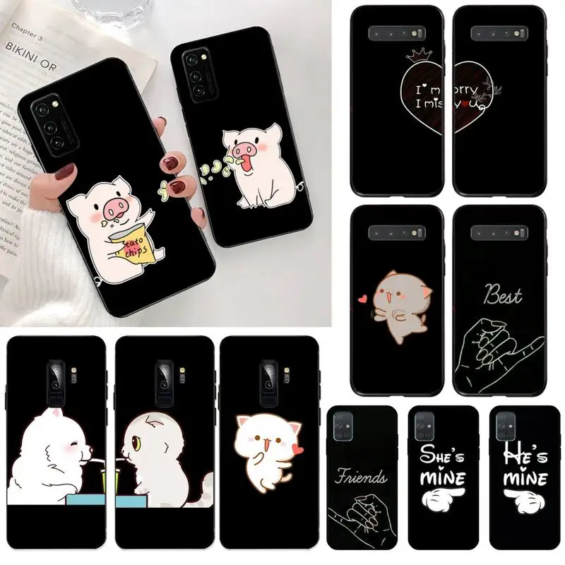Чехол для телефона с надписью Always And Forever Best Friends корпус корпуса Samsung S20 plus Ultra S6 S7 edge