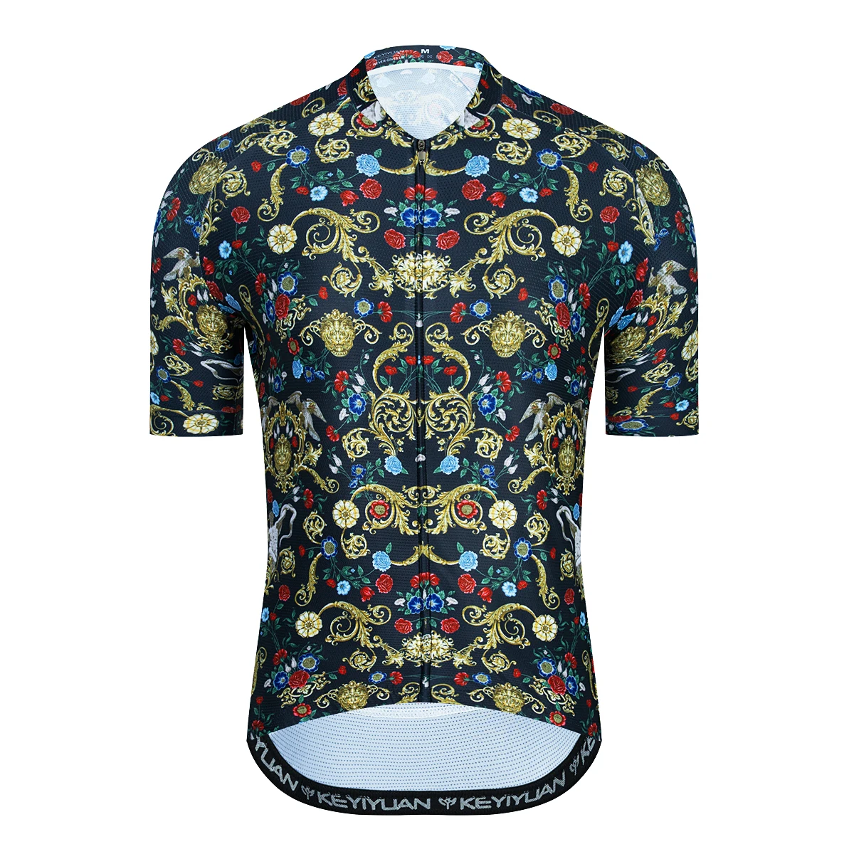 

KEYIYUAN Men's Cycling Jersey Tops Summer Breathable Short Sleeves Bicycle Clothes Mountain Bike Clothing MTB Shirt Maillot Velo