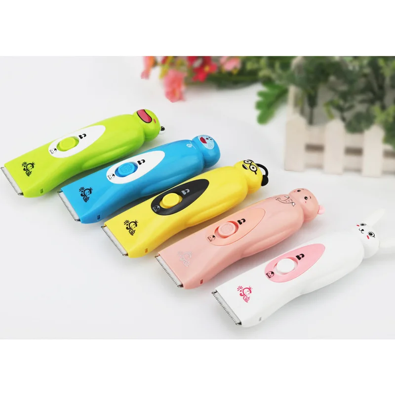 Полностью моющийся Мультфильм USB Перезаряжаемые машинка для стрижки волос Принадлежности матери и ребенка младенческой электрическая машинка для стрижки волос и детей из шерсти животного Sci