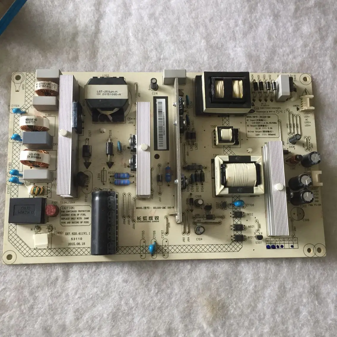58U1 плата питания HSL50D-2MC 560-W XR7.820.611V1.1