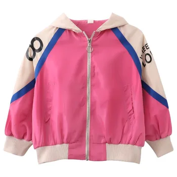 

kids Girls Hooded Jackets Kids Windbreaker Children Rain Coats Water proof Outfits Girl Sport Raincoat Teenagers Outerwear