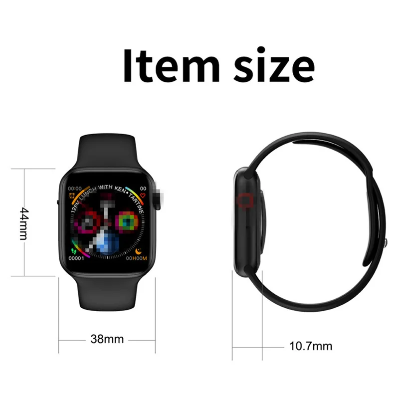 W34 умные часы мужские ЭКГ умные часы IWO 1:1 44 мм Relojes Inteligentes Para Hombre Mujer для samsung Xiaomi Apple Iphone