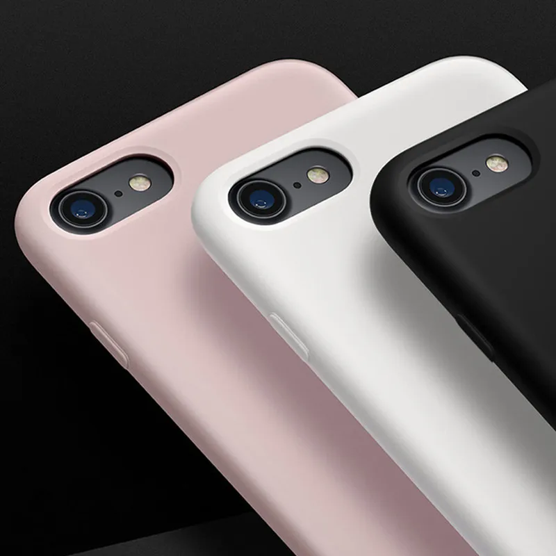 Роскошный официальный силиконовый чехол для iPhone 6 6s 7 8 Plus, чехол с жидким логотипом для Apple iPhone 11 X XS Max XR 11pro MAX, чехол