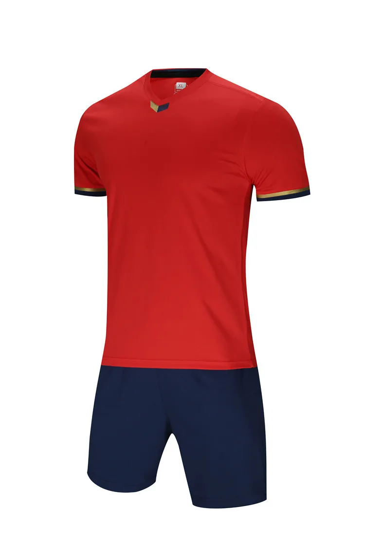 Survete, мужские футбольные костюмы для мужчин, детский летний тренировочный комплект, Майки для футбола, на заказ, Diy, Футбольная форма, Chandal Futbol - Цвет: Red