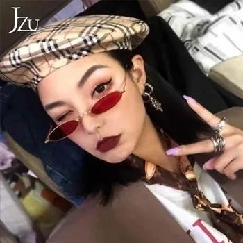 

Retro small oval sunglasses ladies women retro hip-hop handsome black glasses retro sunglasses ladies luxury brand glasses