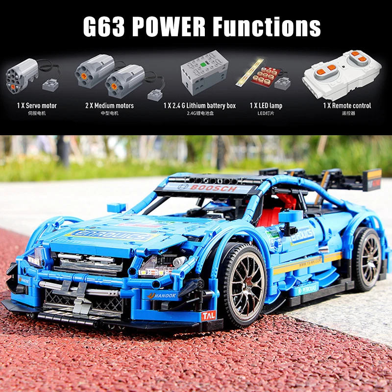 

Technic Compatible Legoed App RC Cars lepinblocks king Block G63 13073 Model Speed Racer Car Building Blocks 1989pcs Bricks Toys