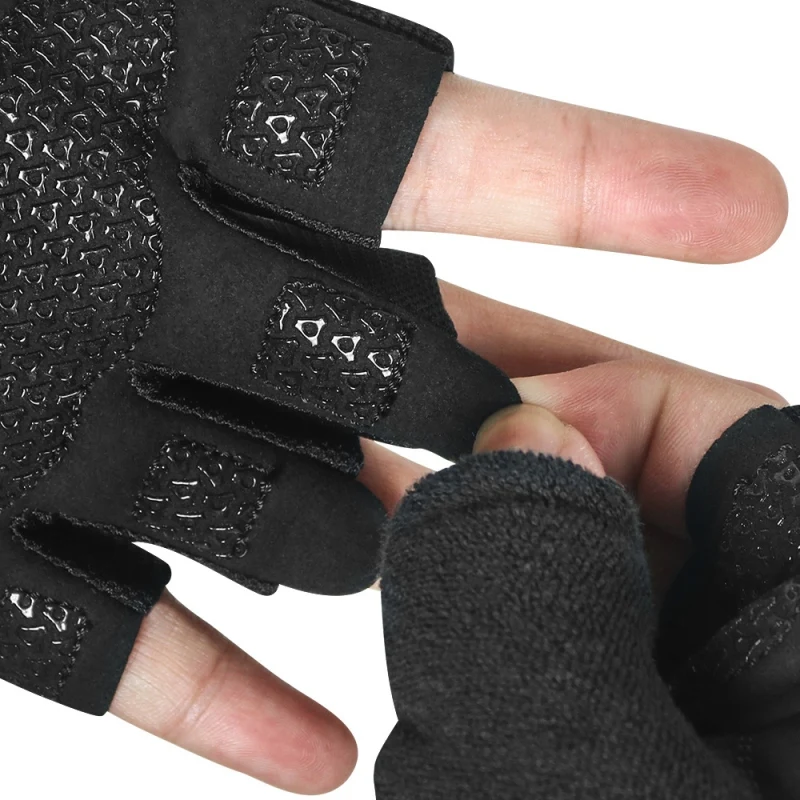 Fitness Gloves Wear-resistant Half Finger Gym Weight Lifting Gloves  Body Building Handwear Training Exercise Workout Gloves