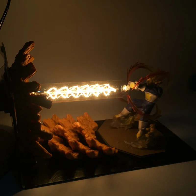 Аниме Dragon Ball Sun Wukong Garage Kit Креативный светодиодный светильник Настольная лампа для защиты глаз светящаяся игрушка креативный