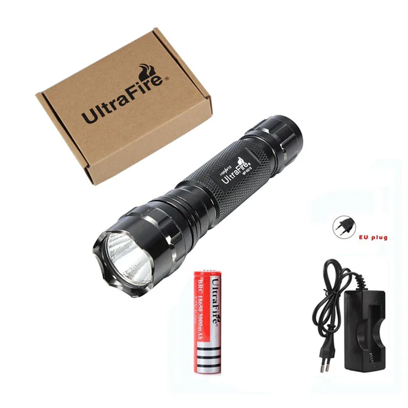 UltraFire Tactical 501B CREE XM-L L2 LED 3Mode 1000 Lumens Flashlight Holster 