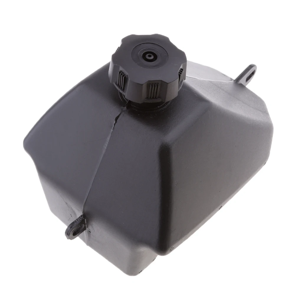 Black Motorcycle Motorbike Gas Fuel Petrol Tank Fits for 4-Stroke 50/70/110/125CC ATV