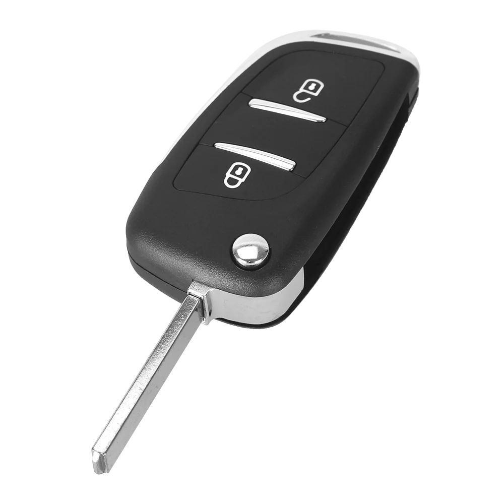 KEYYOU 2 кнопки складной ключ крышка для Citroen C2 C3 C4 C5 C6 C8 модифицированный флип-пульт дистанционного ключа автомобиля корпус CE0536 VA2 лезвие