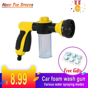 

Car Washer High Pressure Snow Foamer Water Gun Profession Car Cleaning Foam Gun Washing Foamaster Gun Water Soap Shampoo Sprayer
