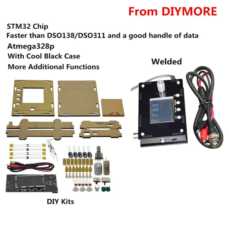 1Msps 200 кГц мини осциллограф-тестер заменить DSO311/DSO138 для SMT32 DSO328 ЖК-части наборы инструментов