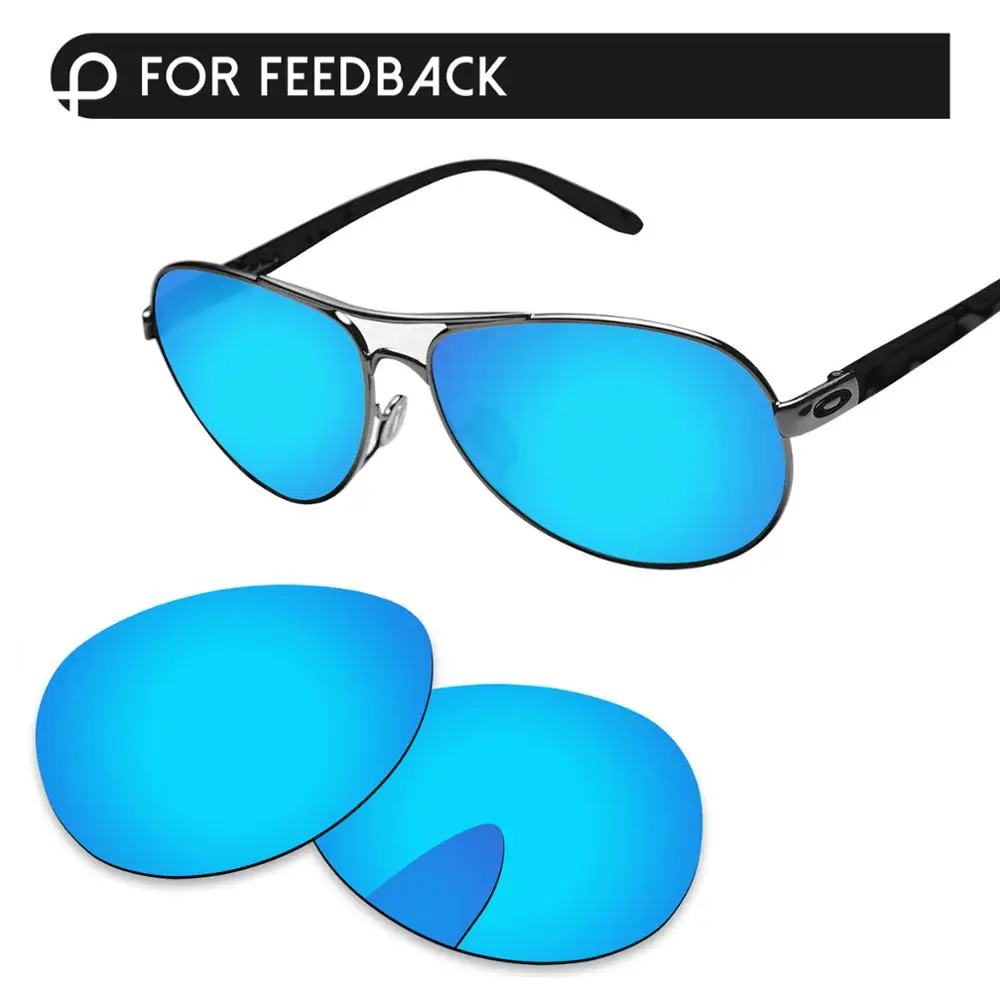 Ice Blue Замена линз PapaViva для аутентичных отзывы OO4079 солнцезащитные очки поляризованные-несколько вариантов - Цвет линз: Ice Blue