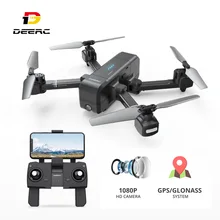 DEERC DE25 gps Дрон 1080P HD камера 120 ° FOV широкоугольный FPV Wifi видео RC вертолет Профессиональный Дрон gps Квадрокоптер