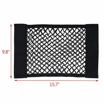 

40*25cm Car mesh bags Replacement Accessory Tool 2pcs Storage Black Net