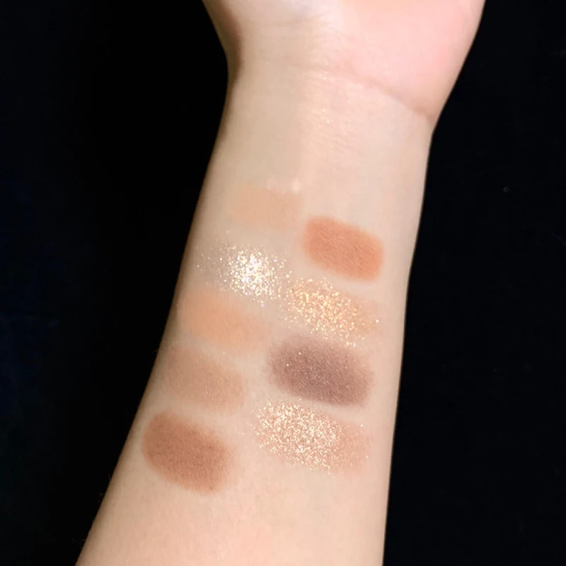 1~10PCS 4/9Color Matte Glitter Eyeshadow Palette Long Lasting Matte Eye Shadow Palette Eye Pigments With Brush Korean Cosmetics