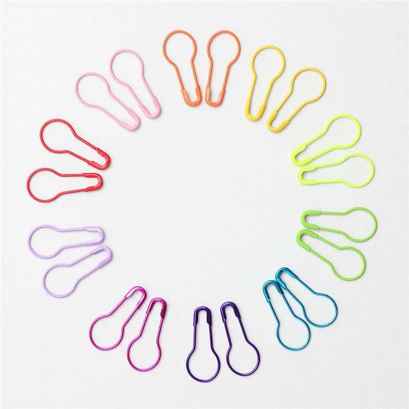 10 Colors 500pcs Small Safety Pin Colorful Clothing Tag Gourd Pin DIY Sewing Locking Tools Craft Supplies Apparel Accessories (5)