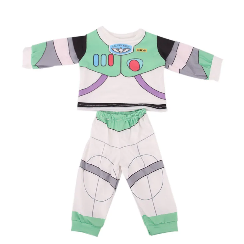 Кукольная одежда, пижамы из 2 предметов, футболки с 3D рисунком супергероя, Spider-man для 18 дюймов, американский и 43 см, кукла для мальчиков и девочек