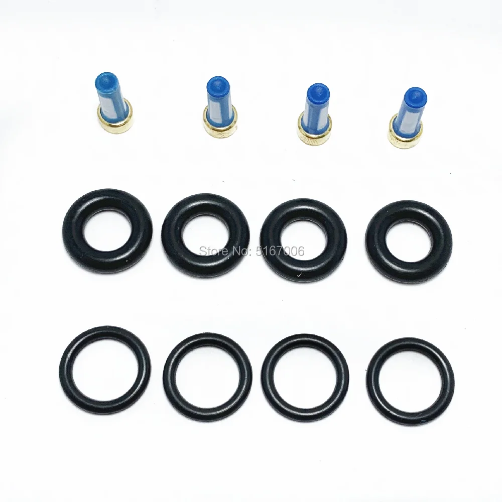 Fuel Injector Repair Kits 4sets for Peugeot 206 307 406 407 607 806 807 Expert 2.0/16V 1984E2 01F002A (AY-RK801)