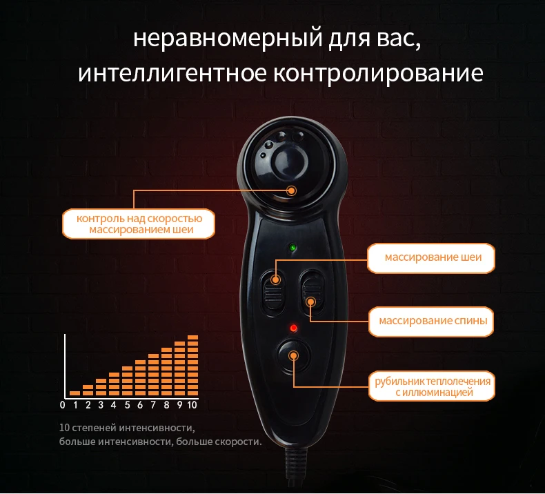 JinKaiRui Вибрирующая электрическая шейка шеи спины тела подушка массажное кресло массажный стимулятор мышц с нагревательным устройством