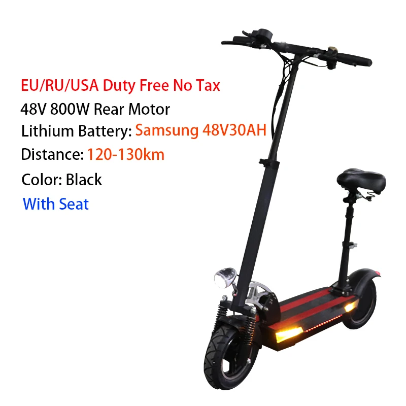 800W SAM48V30AH B 48 в 800 Вт Электрический скутер на большие расстояния 100 км литиевая батарея мощный Электрический скейтборд patinete электрический скутер adulto E - Цвет: 800W SAM48V30AH B