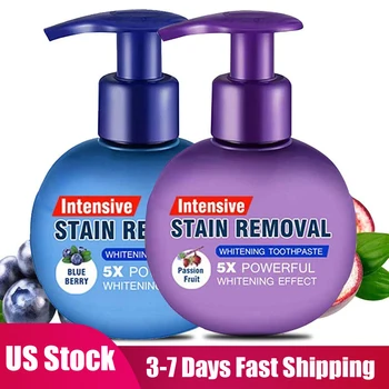 

Passion Fruit Blueberry Soda Toothpaste Stain Removal Whitening Baking Soda Toothpaste Fight Bleeding Gums Toothpaste Oral Care