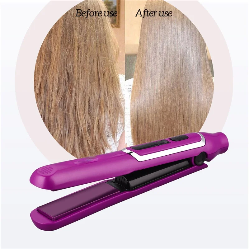 Description Picture 5 of itemFast Hair Comb Rechargeable USB Hair Straightener Ceramic Heating Hair Brush Magic Hair Styling Electric Splint For All Hair
