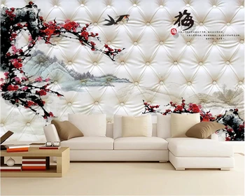 

Customized personality decoration papel de parede 3d wallpaper children's room fashion flower background wall decoration paintin
