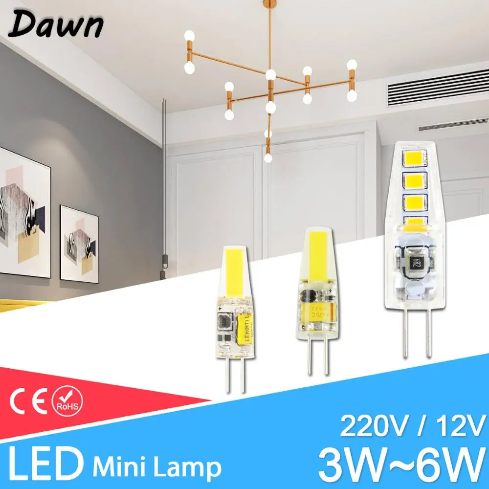 GreenEye светодиодный G9 G4 лампа AC/DC 12V 220V 3W 6W 10W COB SMD СВЕТОДИОДНЫЙ регулируемой