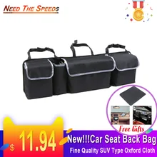 Автомобильная Задняя сумка для хранения на спинку сиденья мульти Висячие сетки карман сумка-Органайзер для багажника Авто Укладка уборки аксессуары для интерьера