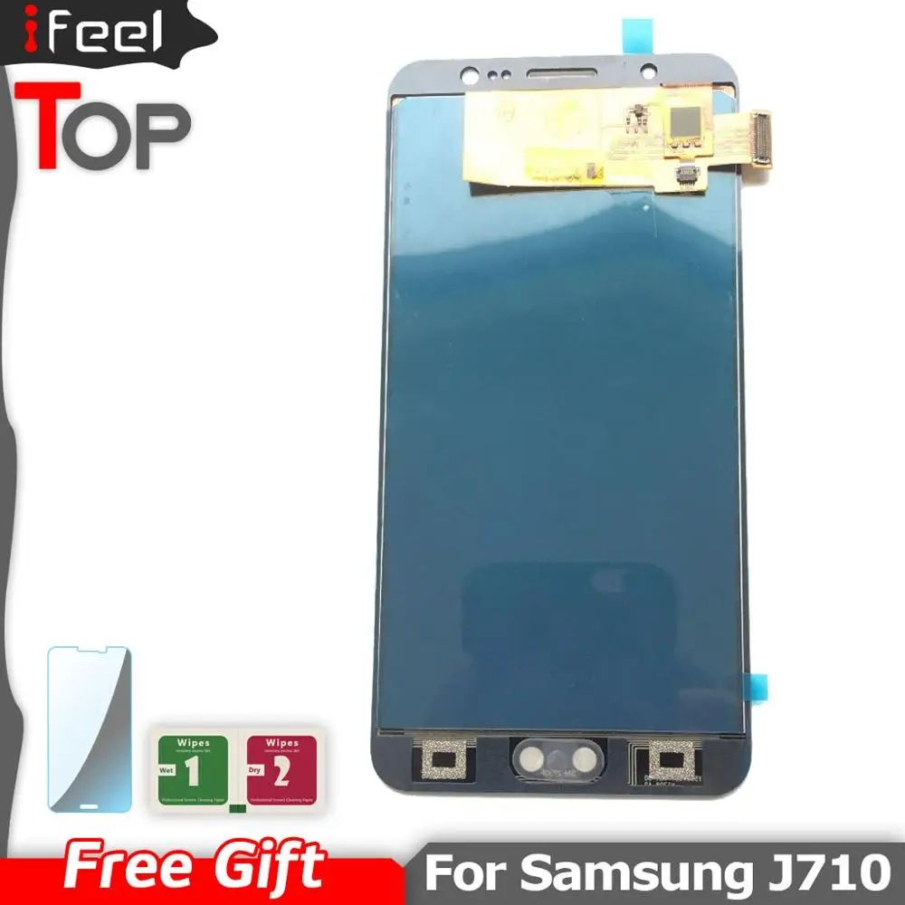 Сенсорный ЖК дисплей Super AMOLED для Samsung Galaxy J7 2016 J710 J710F J710FN 100% с регулируемой