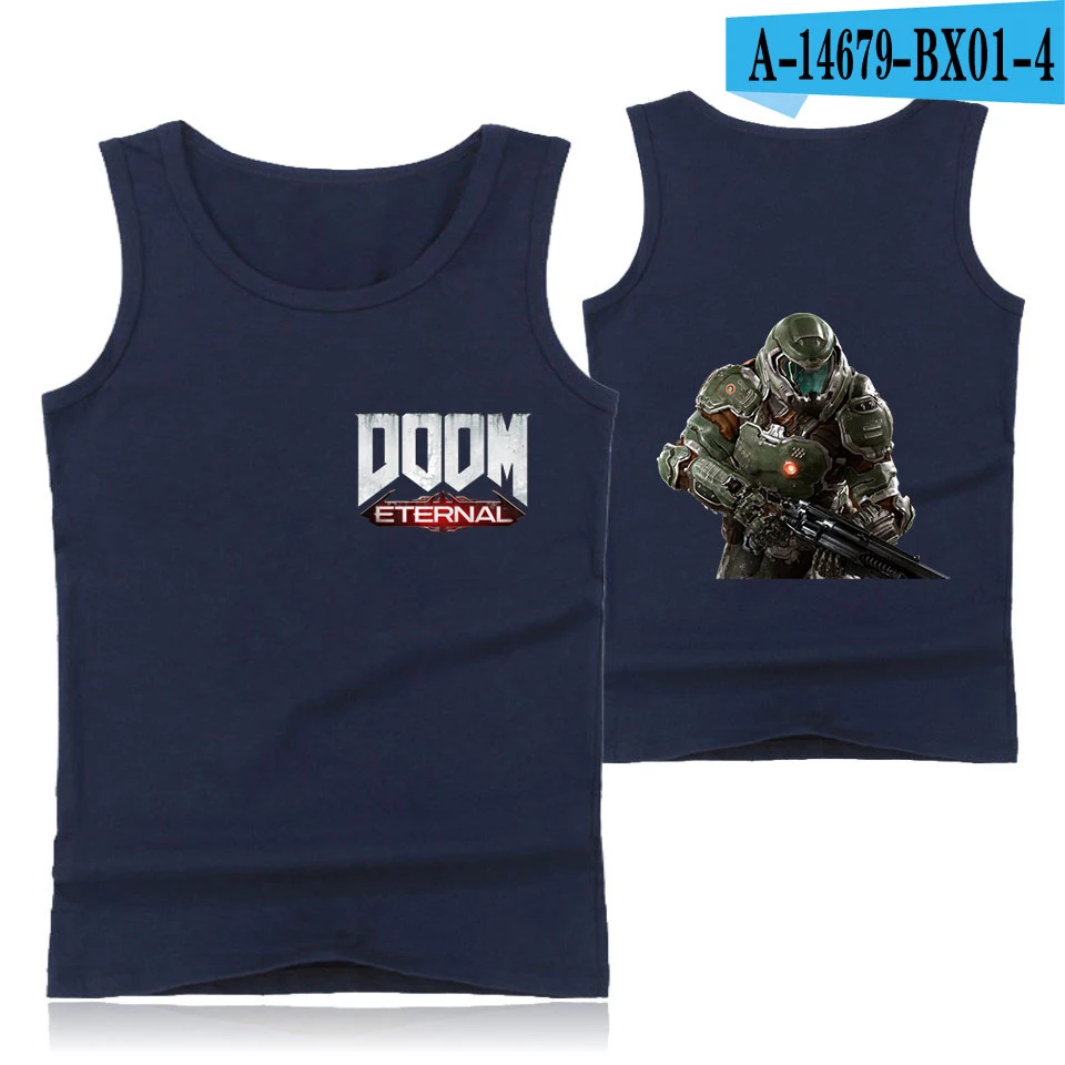 Doom вечные майки повседневные летние унисекс с геометрическим рисунком удобные безрукавки больших размеров - Цвет: 33