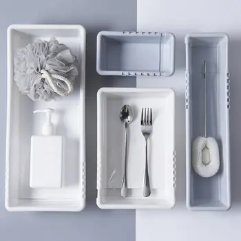 

Drawer Organizer for Makeup Bathroom Vanity Storage Desk Drawer Organizer Tray