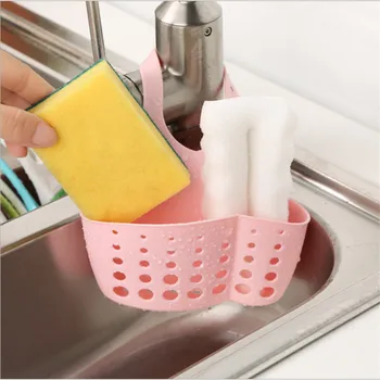 

KitchenAce Plastic Sponges Holder Drainer Rack Kitchen Bathroom Sink Gaget Brush Scrubbers Soap Storage&Organizer Gagets & Tools