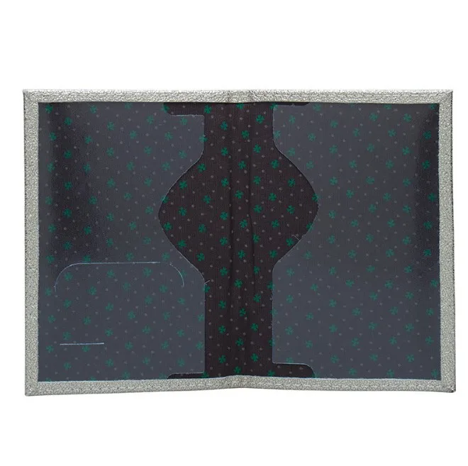 New Artificial PU Women Shiny Passport Holder Couple Models Women's Travel Passport Cover Unisex Card Case Man Card Holder