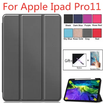 

Tablet case for iPad Pro 11 2020 Funda Smart Auto wake up for iPad Pro11 2018 model A1979 A1980 cover Protective Shell stand