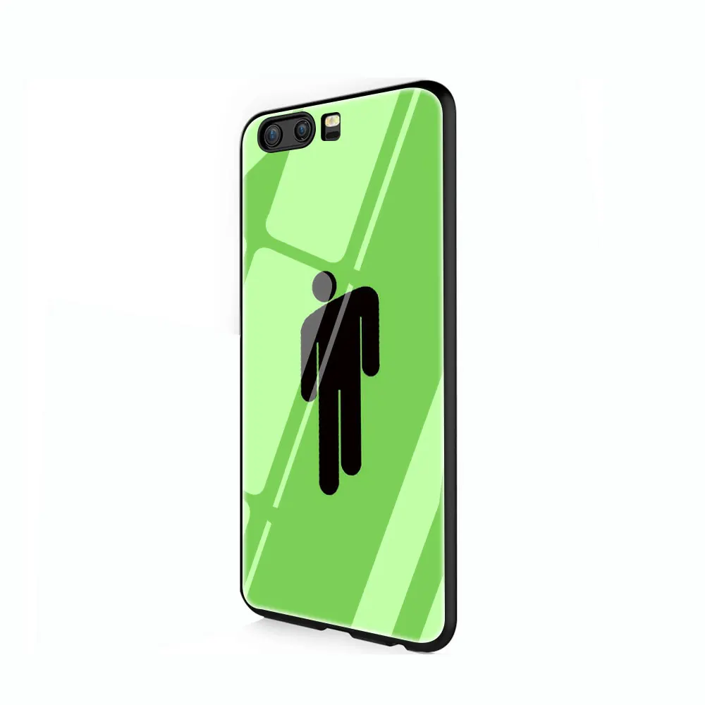 G1 EWAU модный billie eilish чехол из закаленного стекла для телефона для huawei P10 P20 P30 mate 20 Lite pro P Smart Y6 Y9 Honor 8X9 10 - Цвет: G1