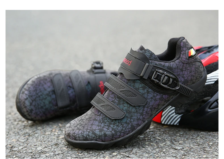 YTUK 2020 New Cycling Road Shoes Men Bike Shoes Women Nylon Sole Cycling Athletic Racing Bicycle Shoes Breathable Glow At Night